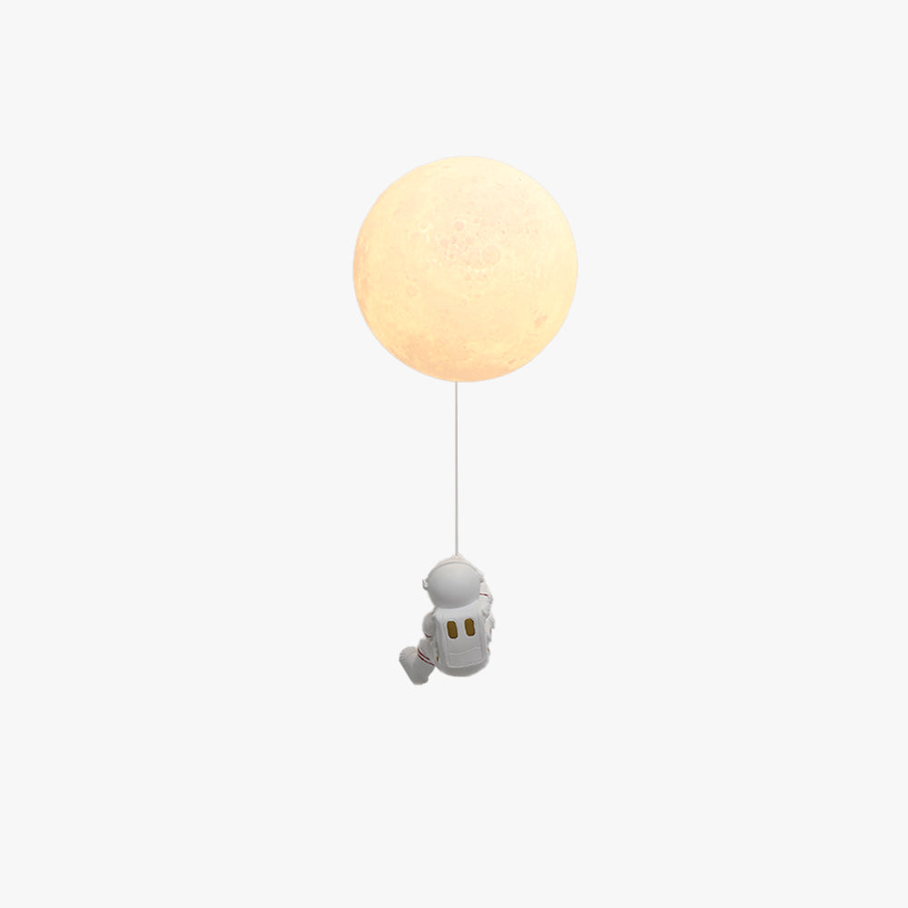 Aria modern Moon LED aplică de perete interior alb Rășină Cameră de copii