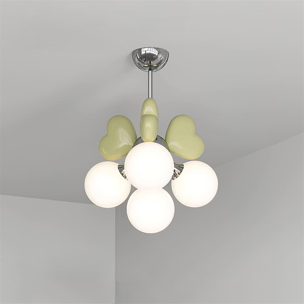 Candelabru Heart Accents glob Shades jucăuș modern copii Room
