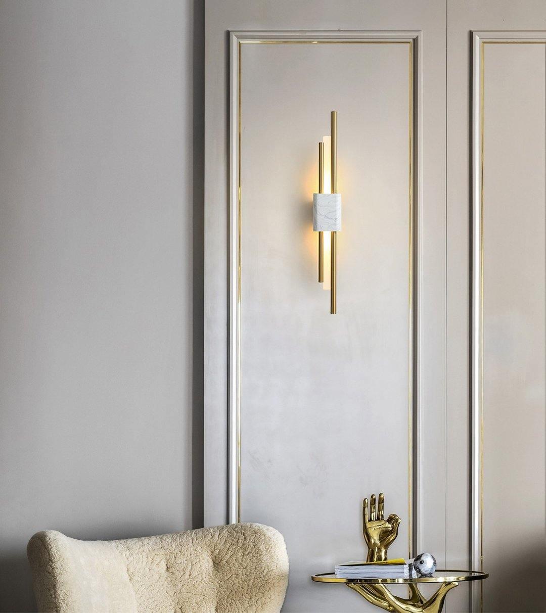 Mirenol aplică de perete din marmură, premium, în stil de artă nordică
