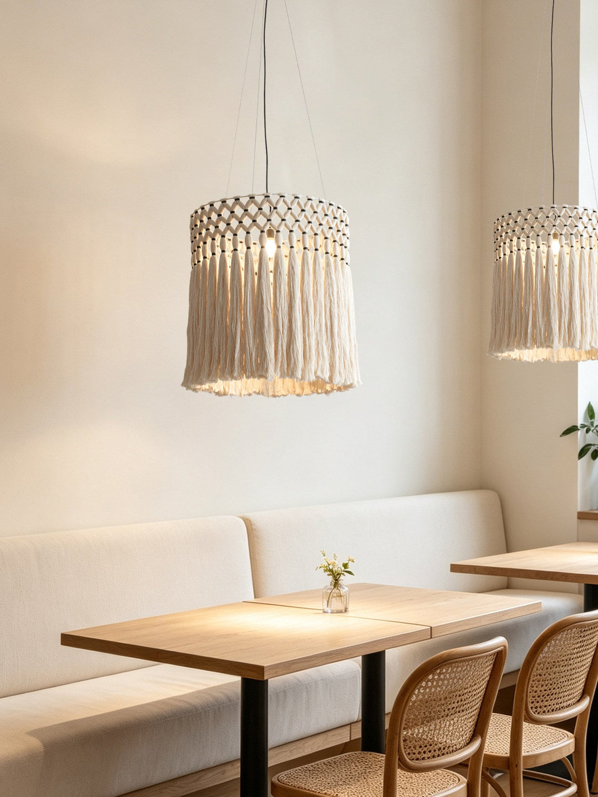 Ulmont lampă suspendată macrame tassel