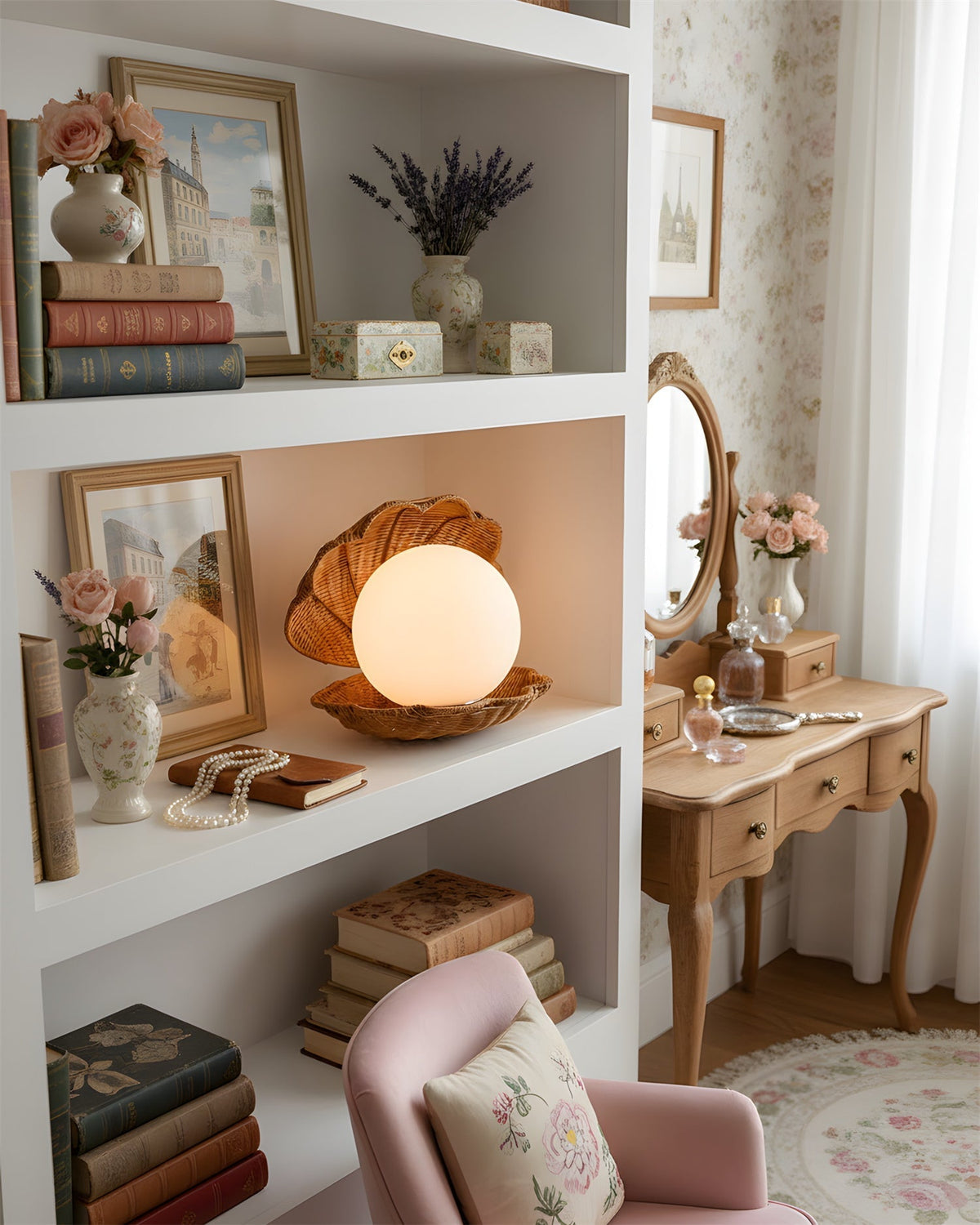 Rivuella Seashell lampă de masă