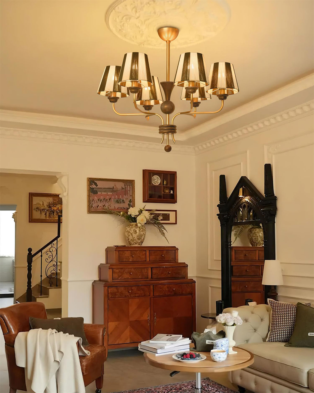 Viraaaine Stripe candelabru