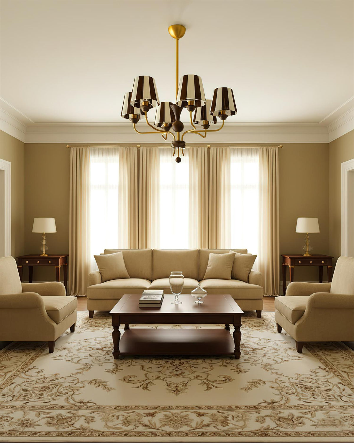 Viraaaine Stripe candelabru