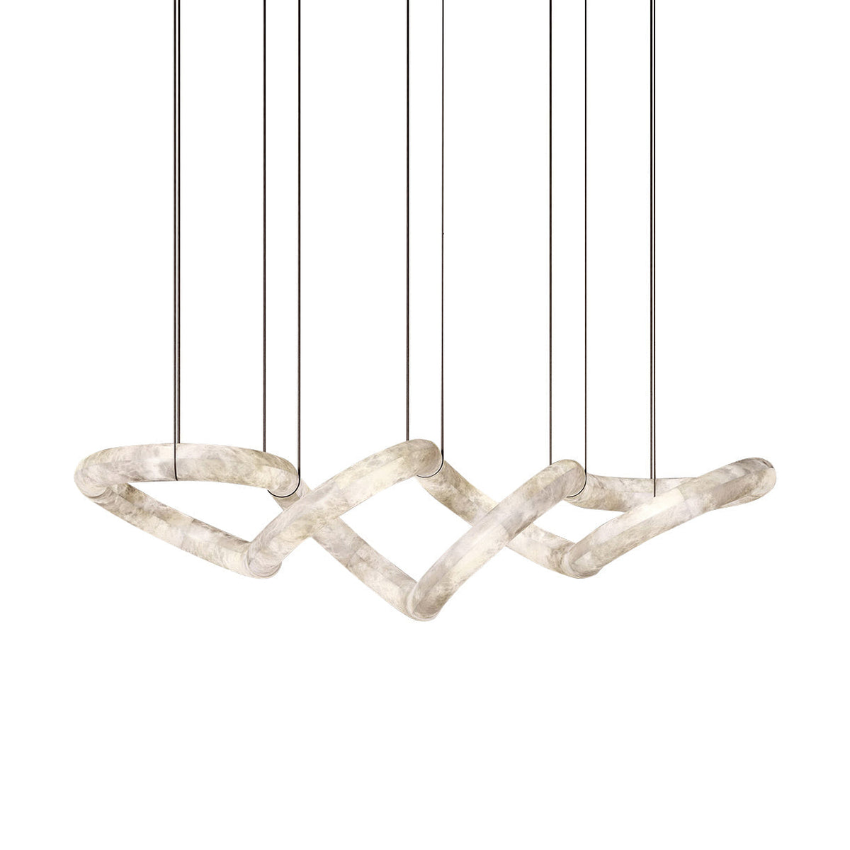 Albuelle candelabru din alabastru