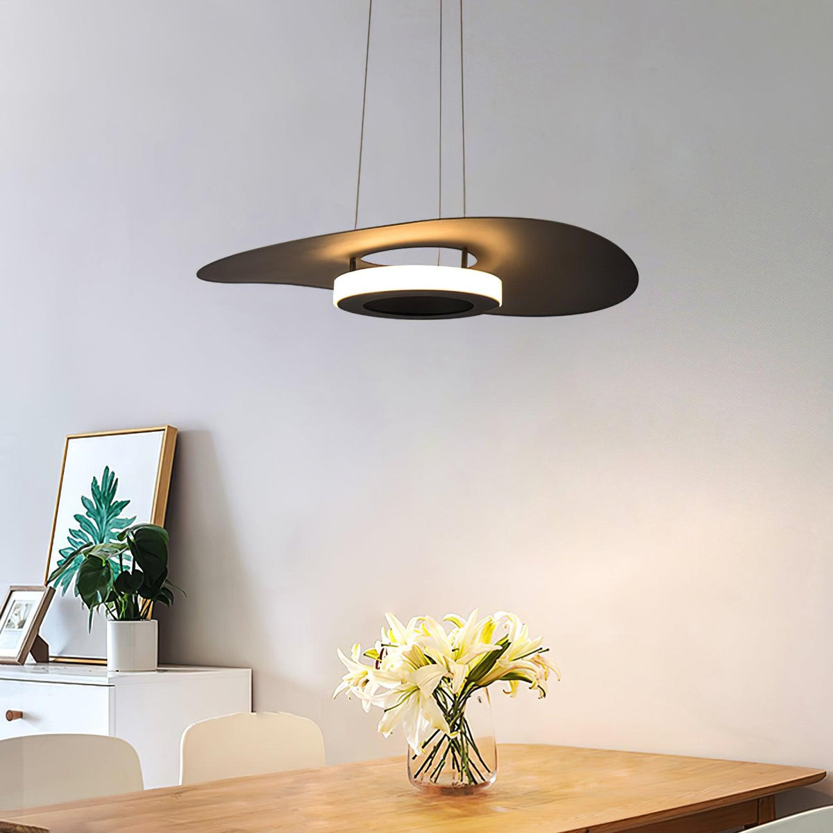 Woka lampă suspendată Inel UFO din Aluminiu minimalist