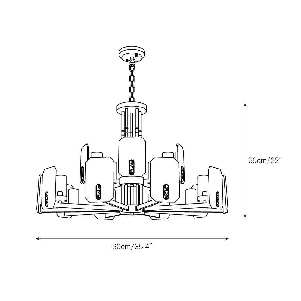 Nororian candelabru