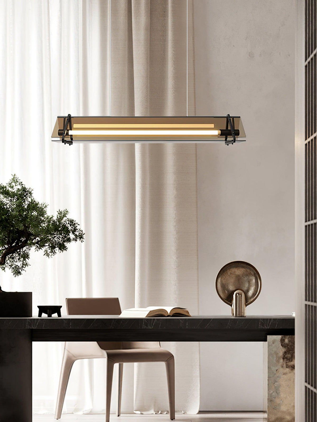 Carven lampă suspendată minimalistă din sticlă