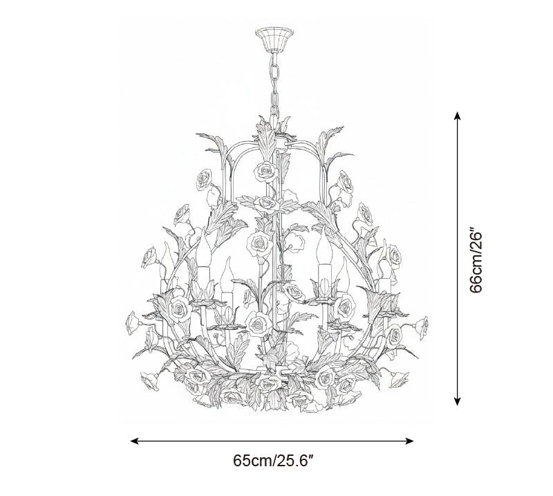 Rosamelle candelabru