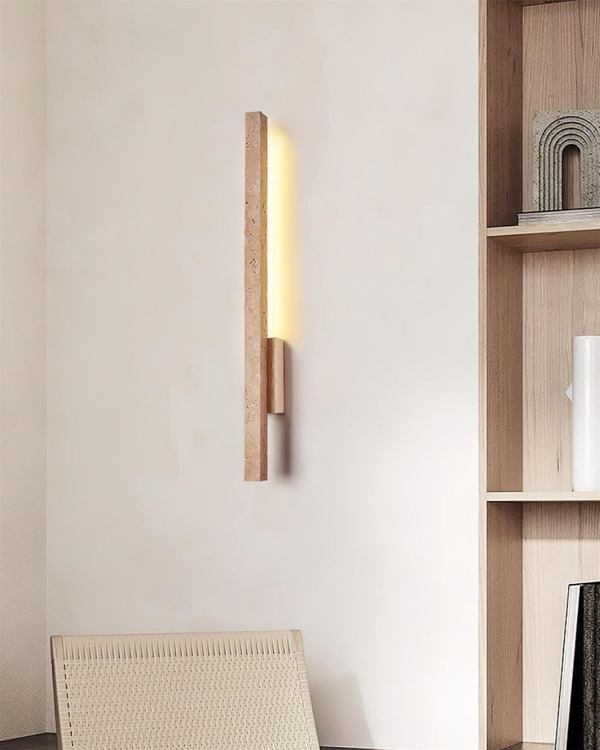 Corvella aplică de perete Slim Linear travertin minimalist