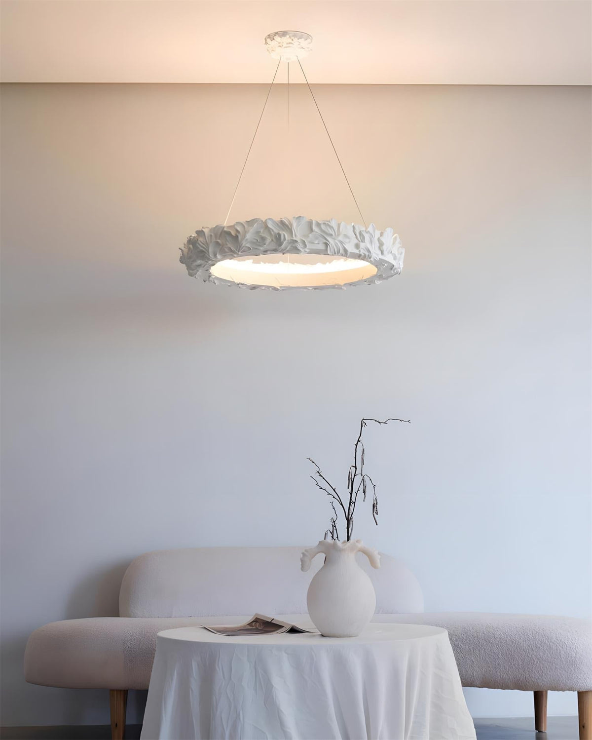 Oreloaria candelabru, în formă de inel