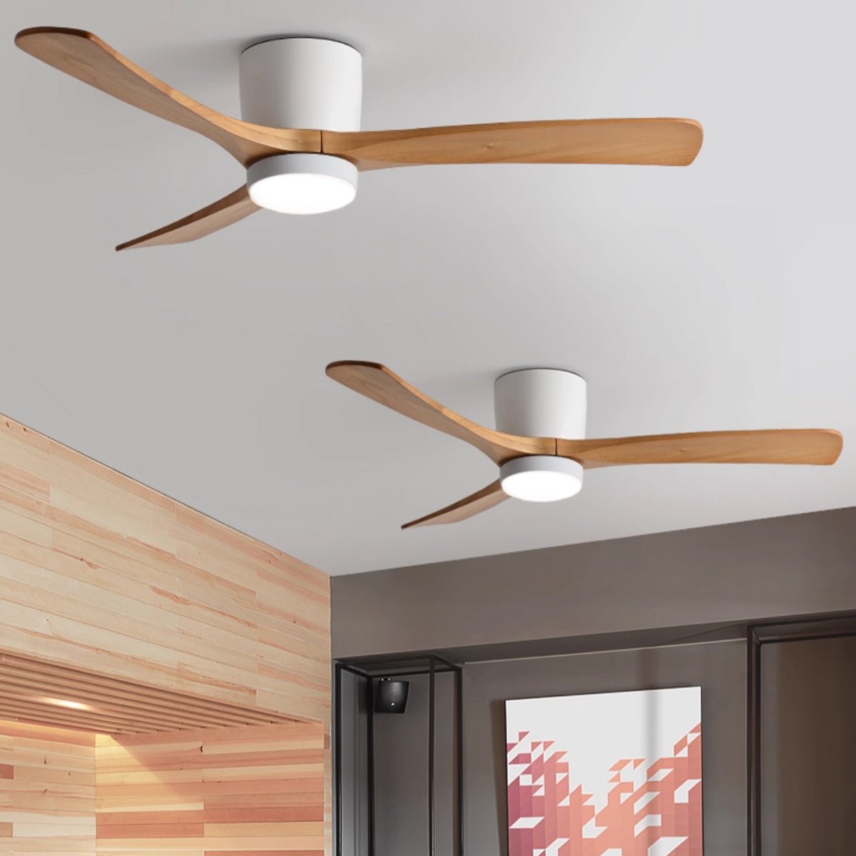 Miroise ventilator de tavan cu lumină