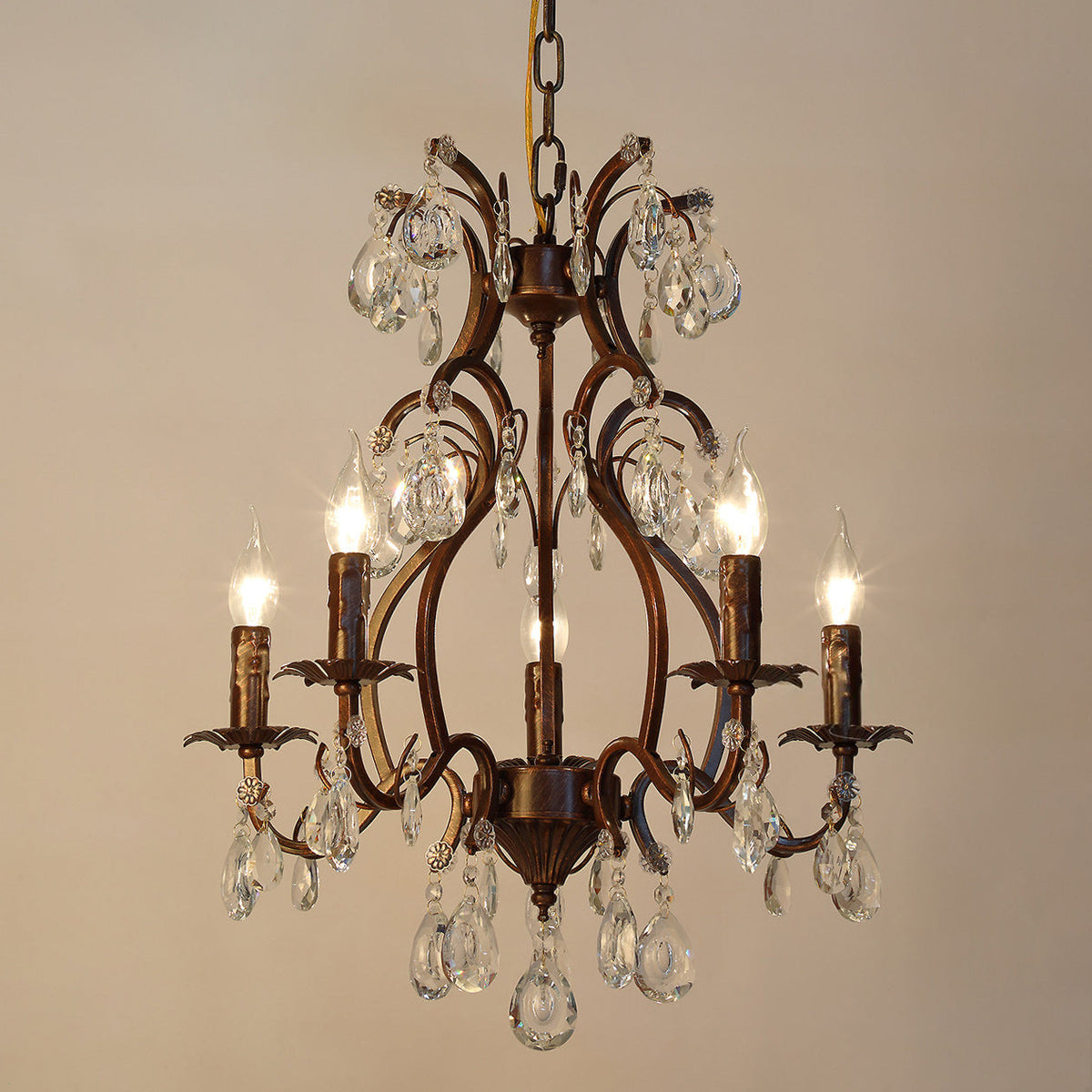 Delmoria candelabru Vesper din cristal