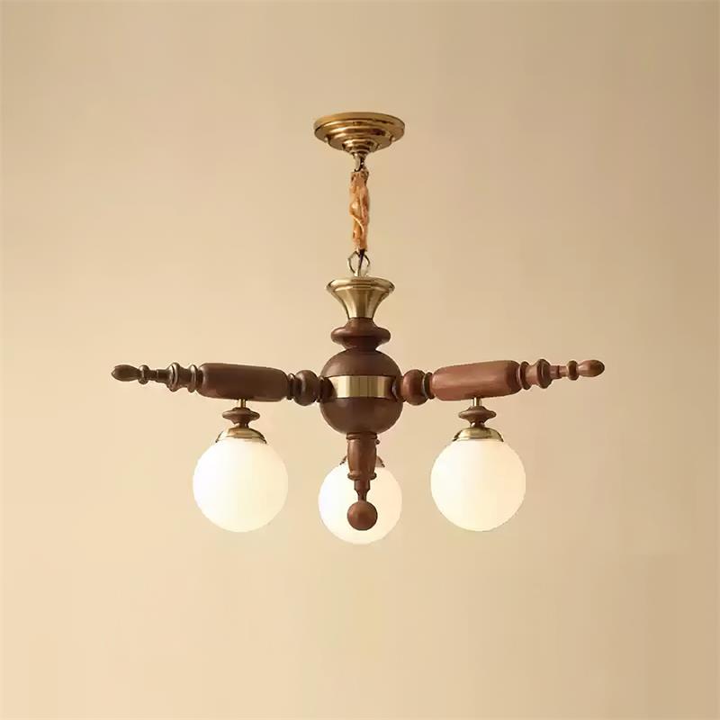 Juvian candelabru din lemn