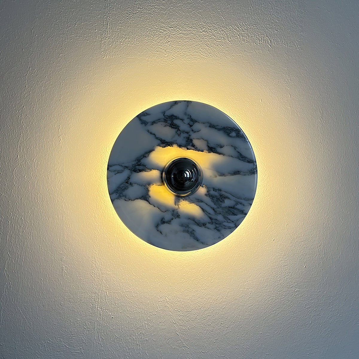 Aplică de perete din marmură disc LED luminiere modernă multiple culori