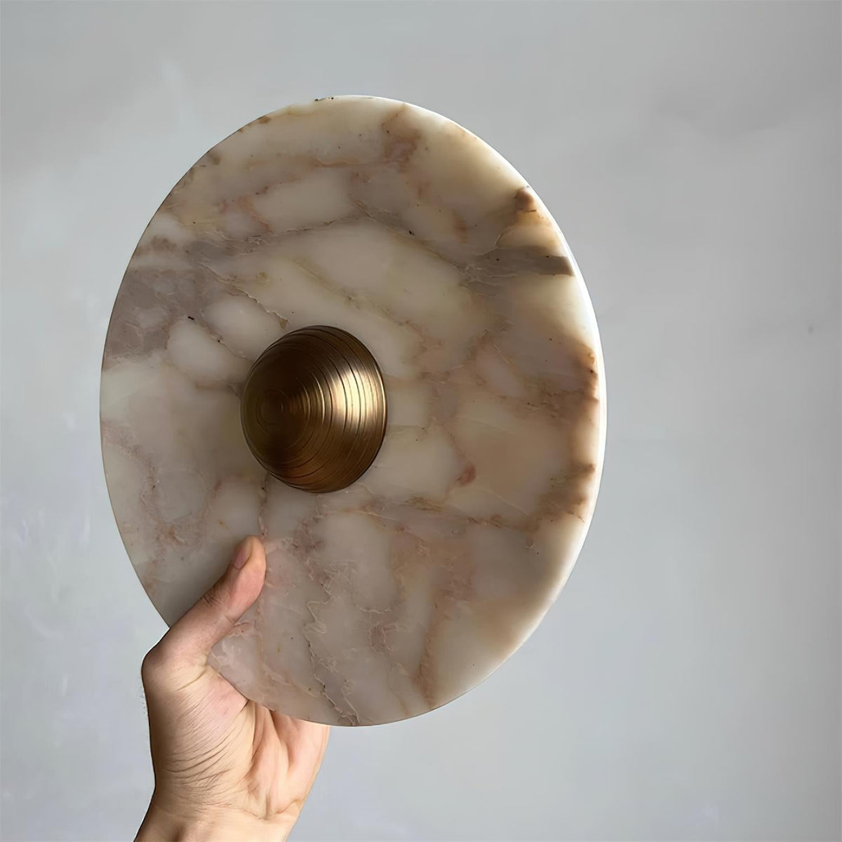 Aplică de perete din marmură disc LED luminiere modernă multiple culori