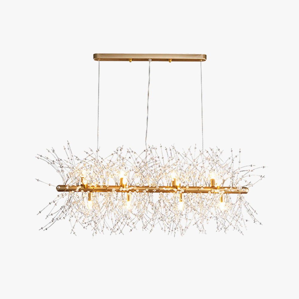 Arisha Creative Art candelabru cristal lampă suspendată pentru sufragerie