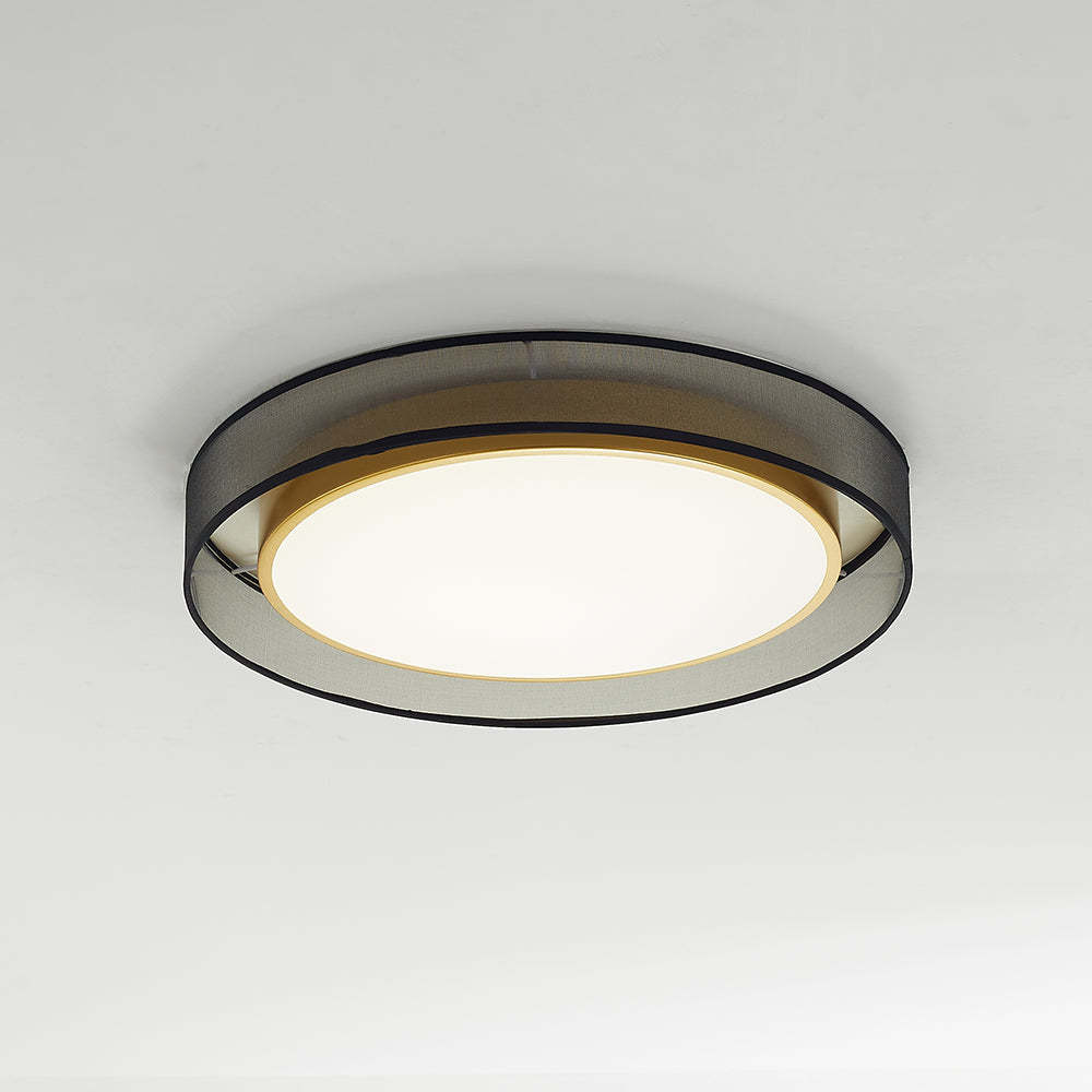 Arisha plafonieră aplicată aurie din cupru, nordică, modernă, rotundă, LED