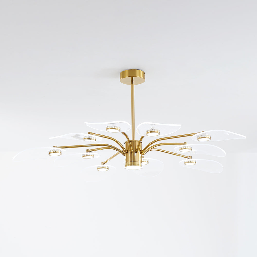 Arisha Art Deco candelabru metal/ auriu