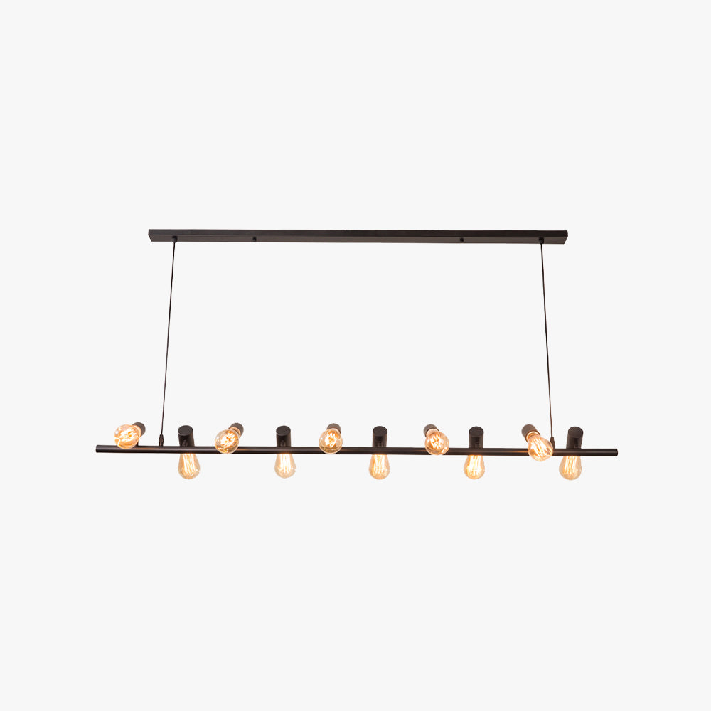 Epoch Vintage LED candelabru negru metal Sufragerie/living/Barem