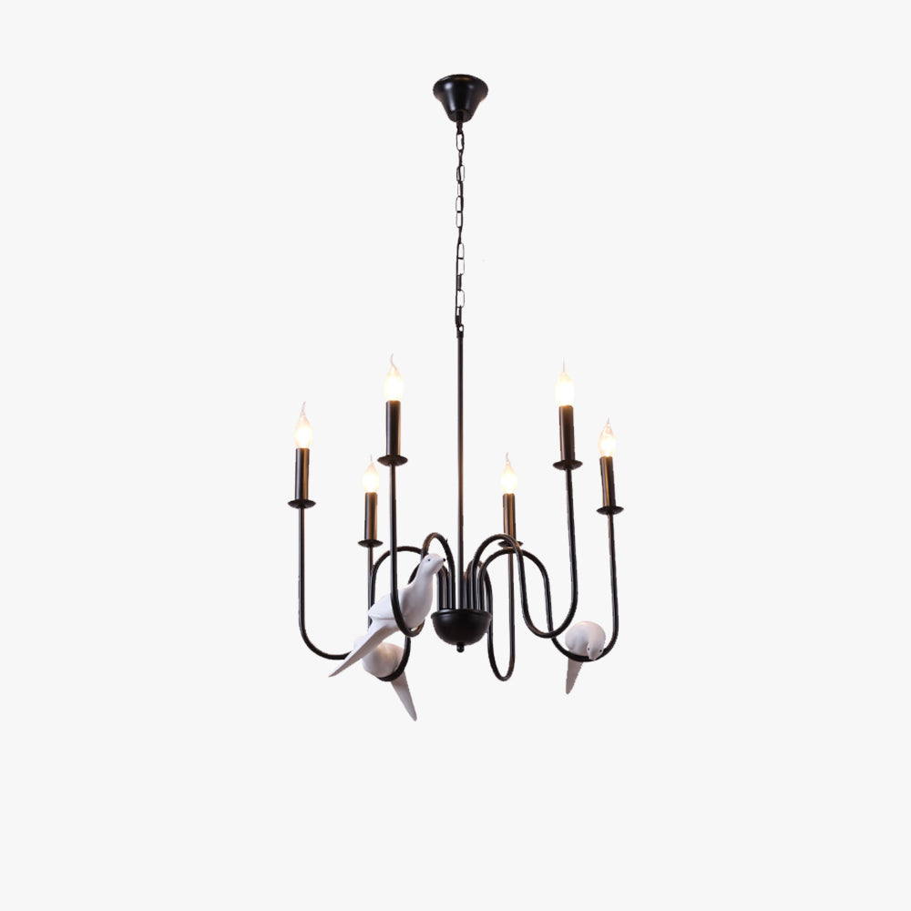 Silva Vintage candelabru metal negru dormitor/Cafenea/living