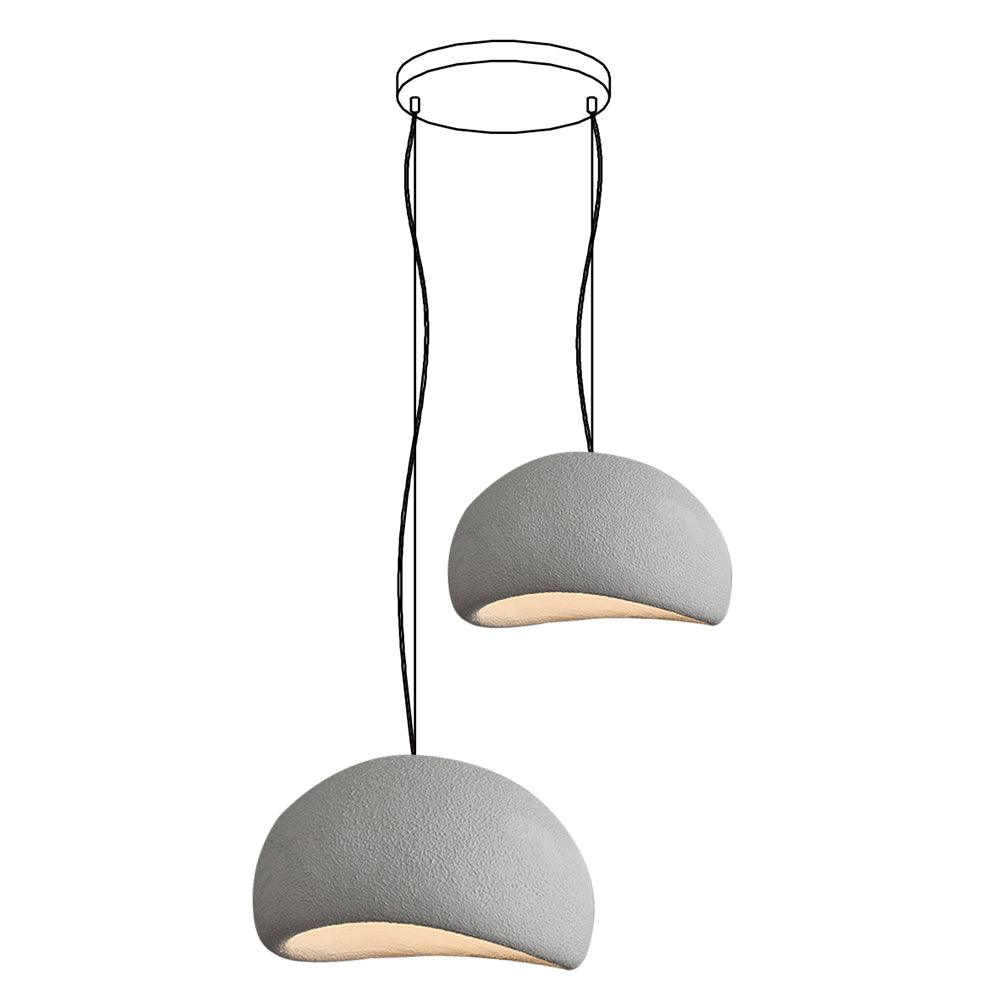 Candelabru Wabi-Sabi Pebble Cluster Form Organic minimalist Artistic