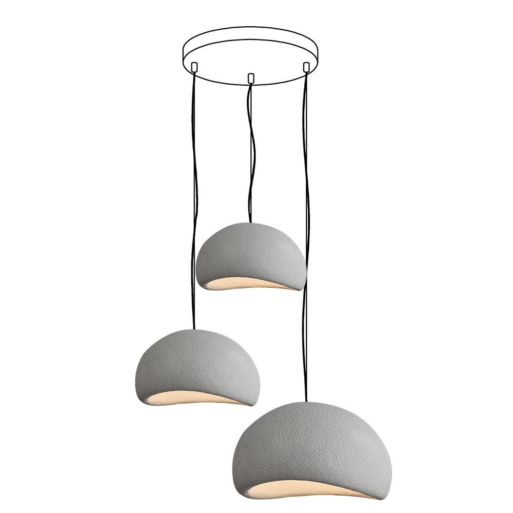 Candelabru Wabi-Sabi Pebble Cluster Form Organic minimalist Artistic