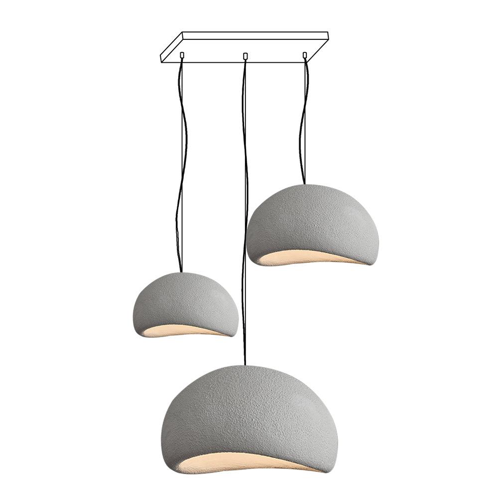 Candelabru Wabi-Sabi Pebble Cluster Form Organic minimalist Artistic