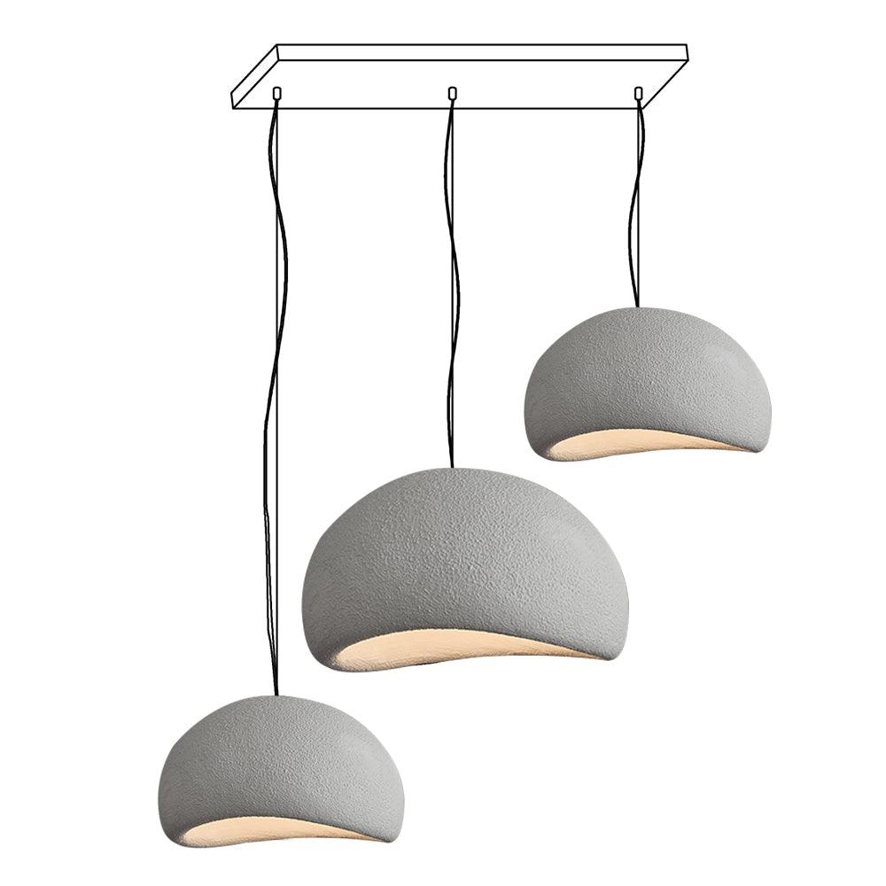 Candelabru Wabi-Sabi Pebble Cluster Form Organic minimalist Artistic
