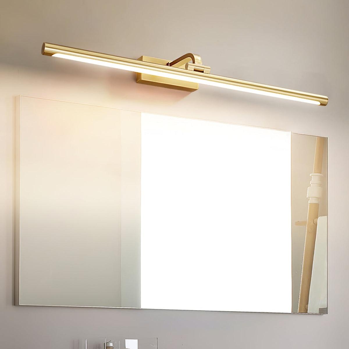 Tevelo aplică de perete minimalistă din alamă