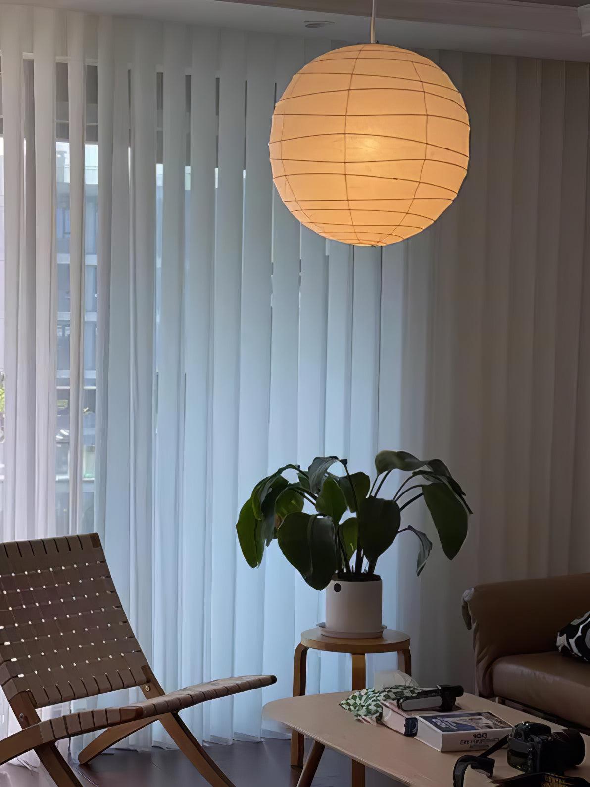 Lunalora lampă suspendată din hârtie, vintage