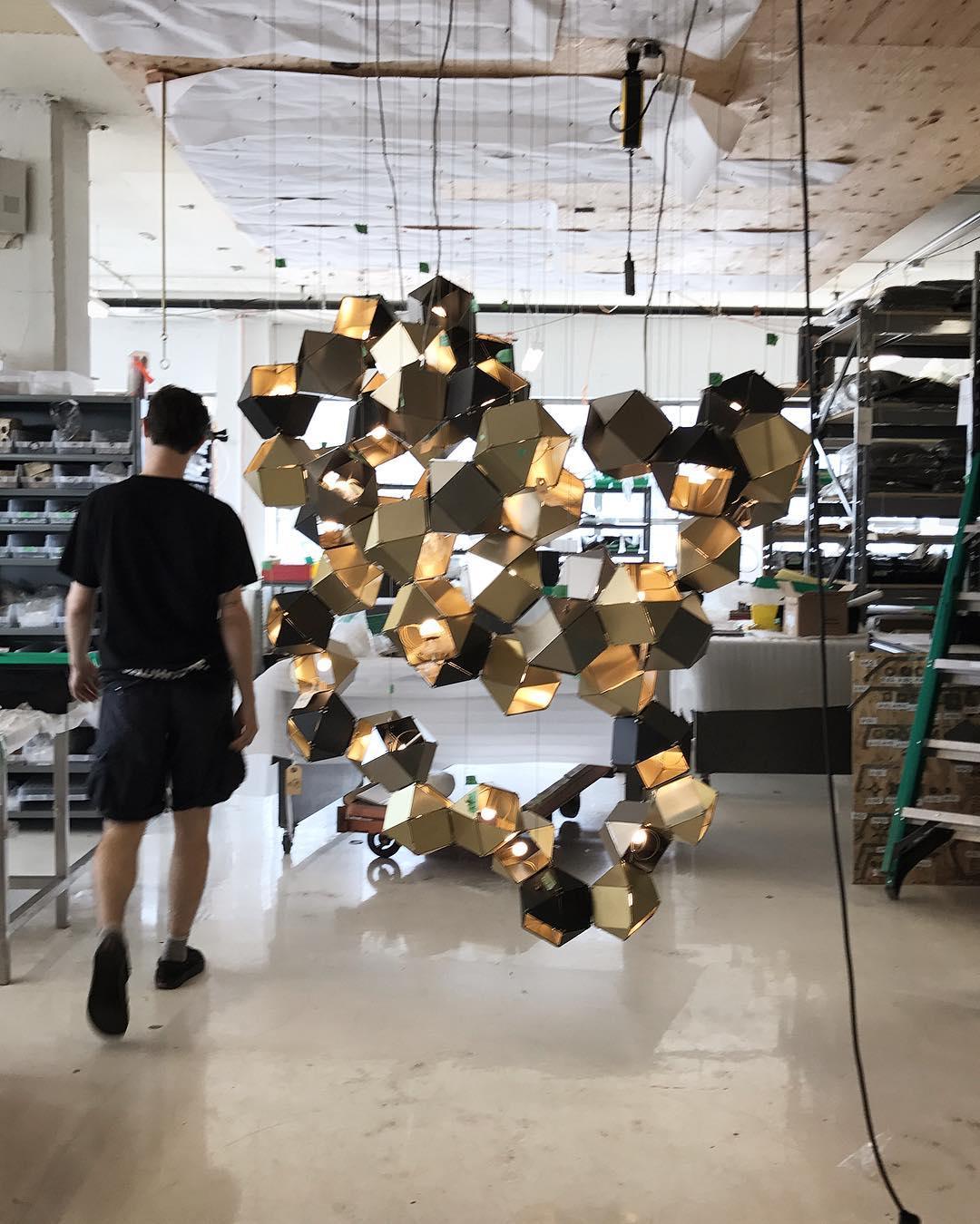 Civ candelabru, geometric, modern