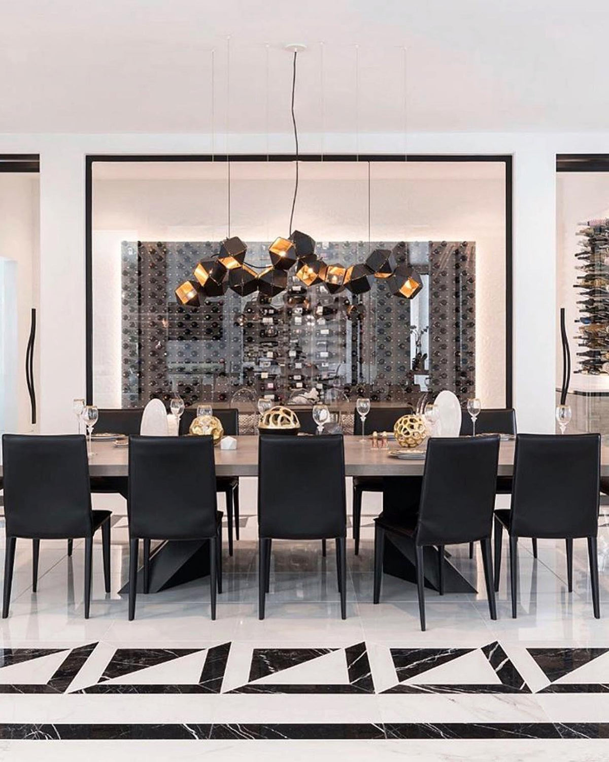 Civ candelabru, geometric, modern