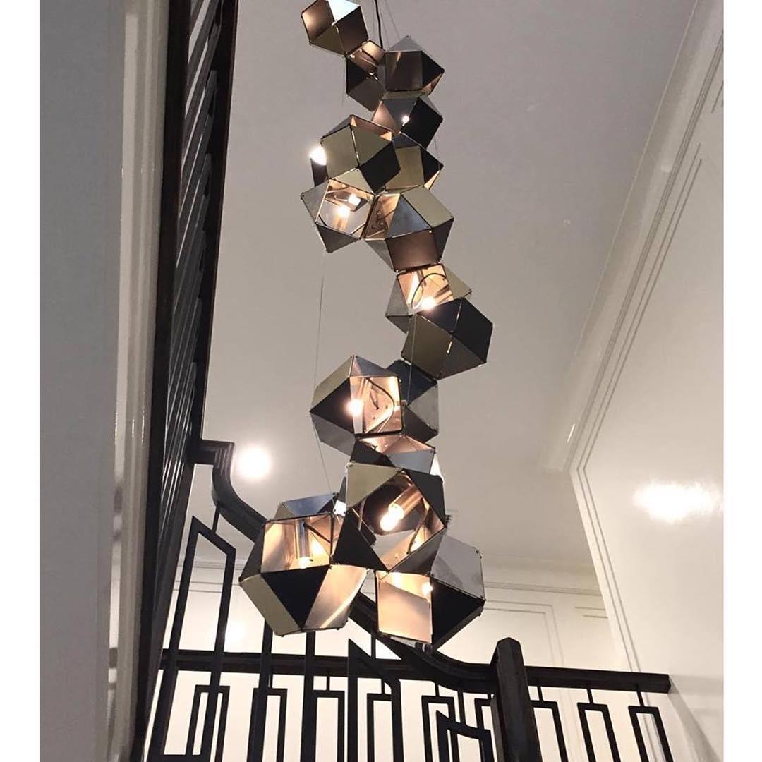Civ candelabru, geometric, modern