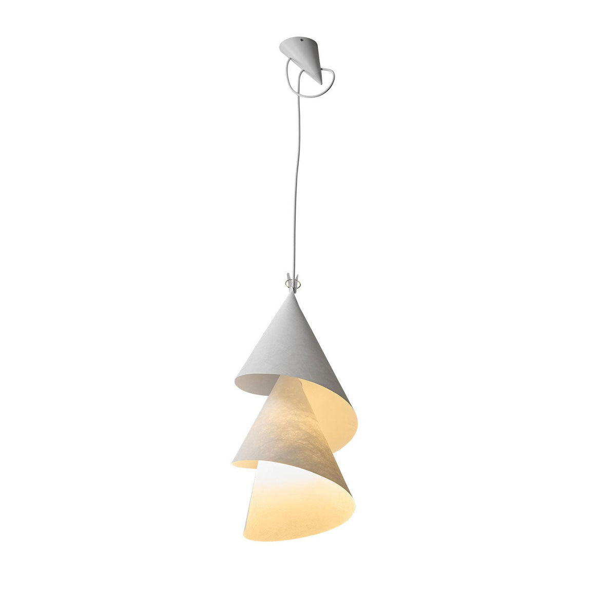 Southvale4 Lampă suspendată cu con de hârtie