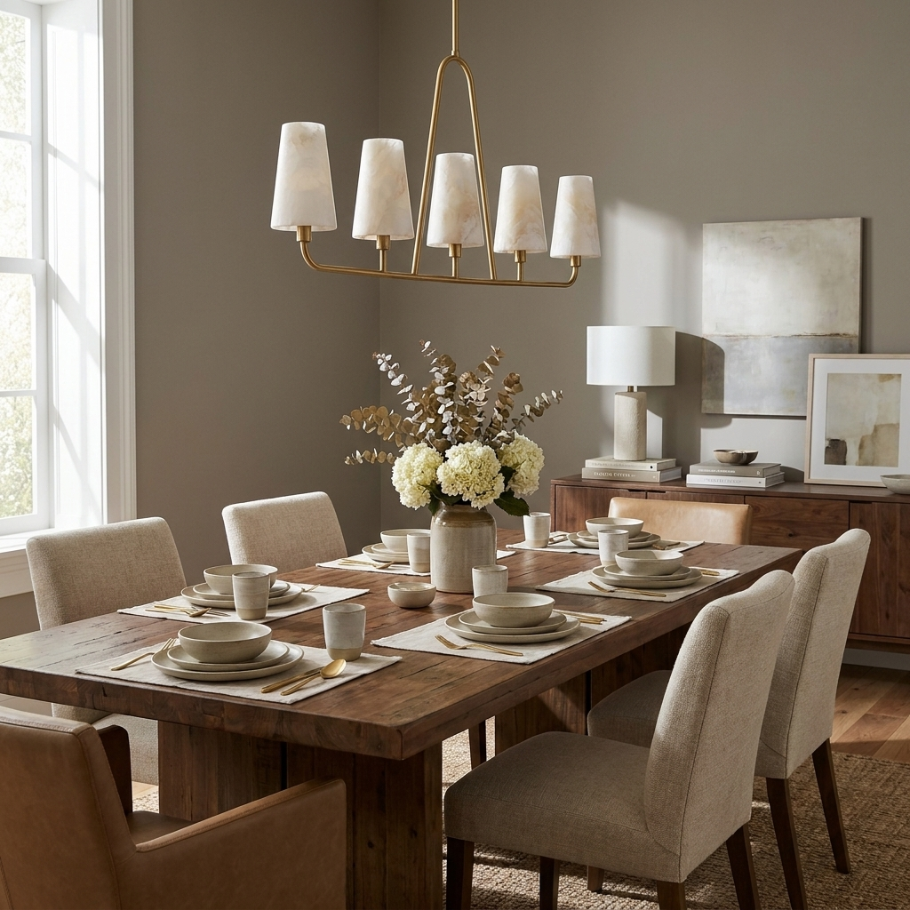 Jarrowmere candelabru din alabastru