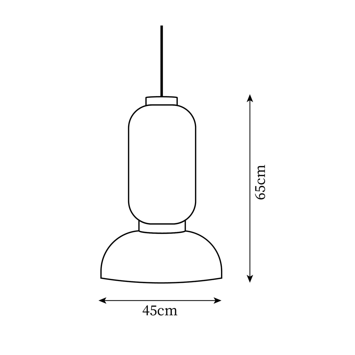 Rolio lampă suspendată