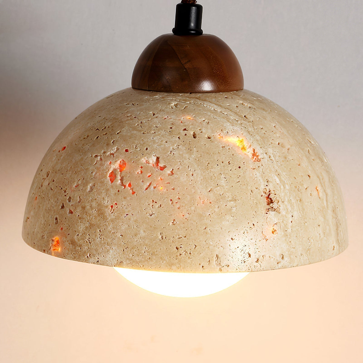 Seroaya lampă suspendată candelabru din travertin în stil modern