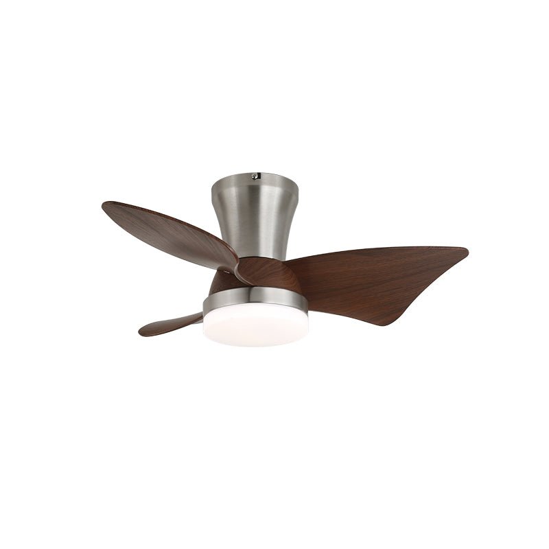 Luvora ventilator de tavan cu lumină din lemn, minimalist