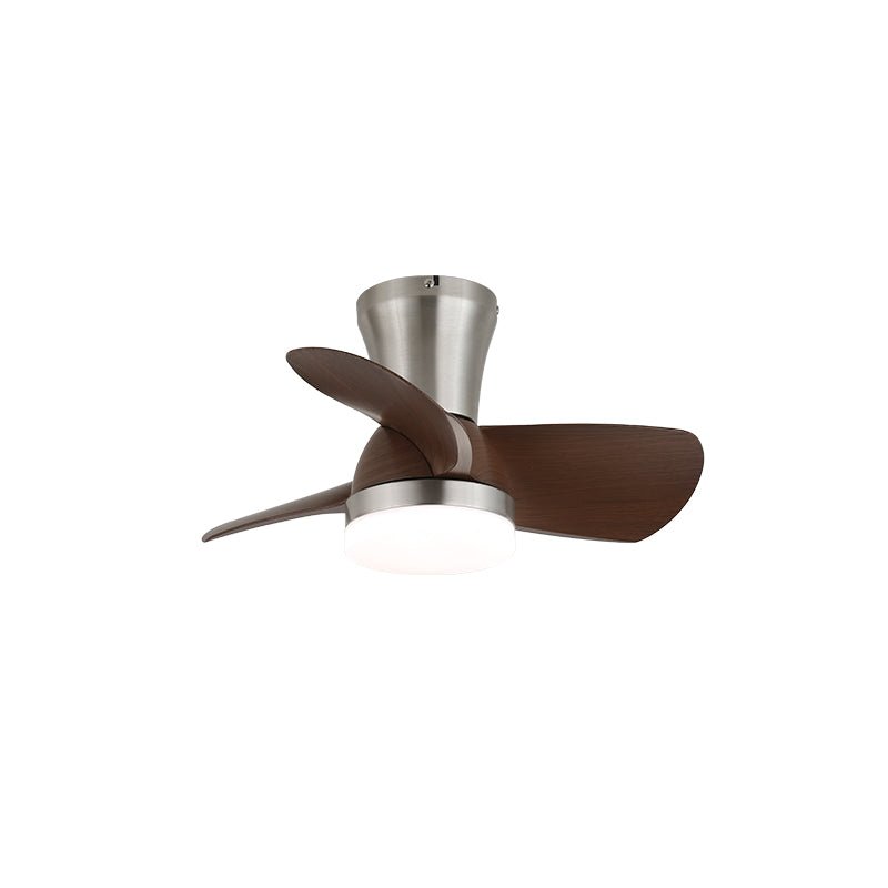 Luvora ventilator de tavan cu lumină din lemn, minimalist