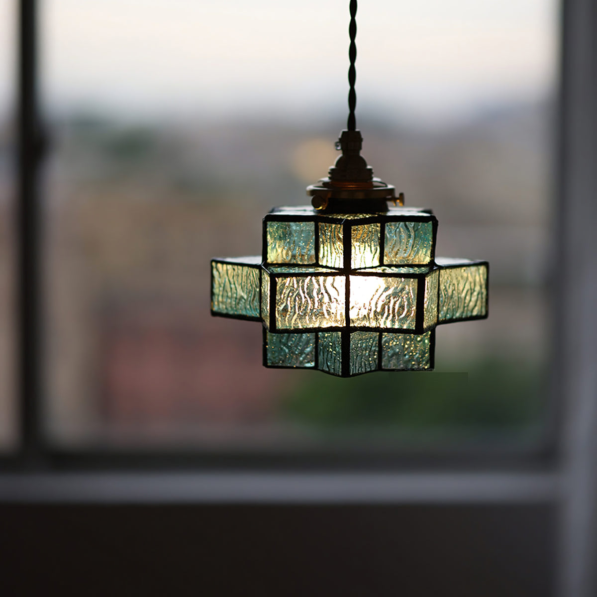 Mosaic lampă suspendată