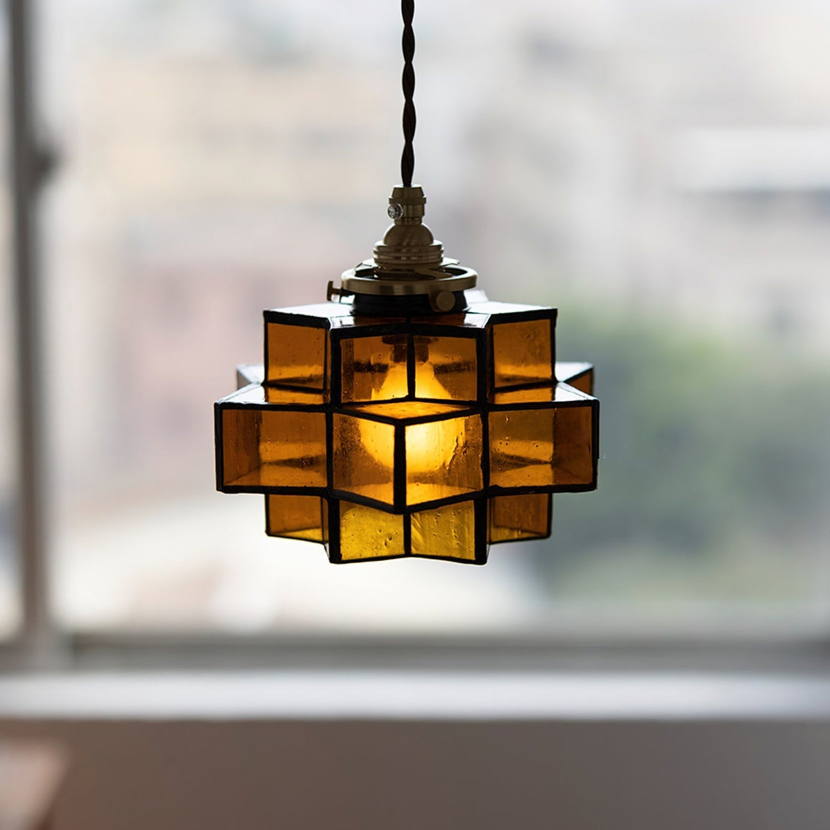 Mosaic lampă suspendată