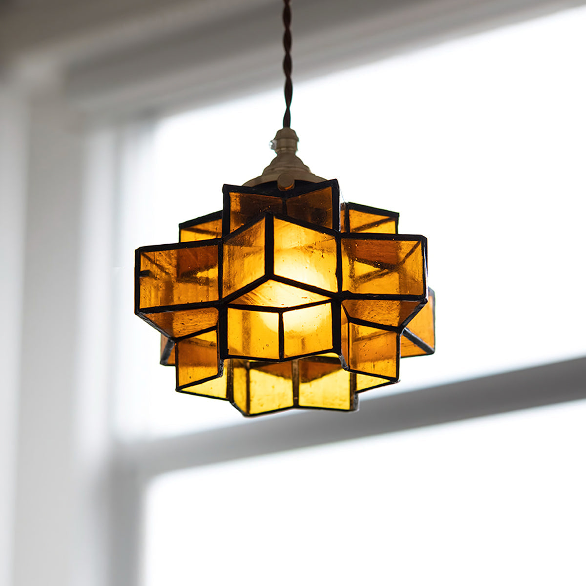 Mosaic lampă suspendată