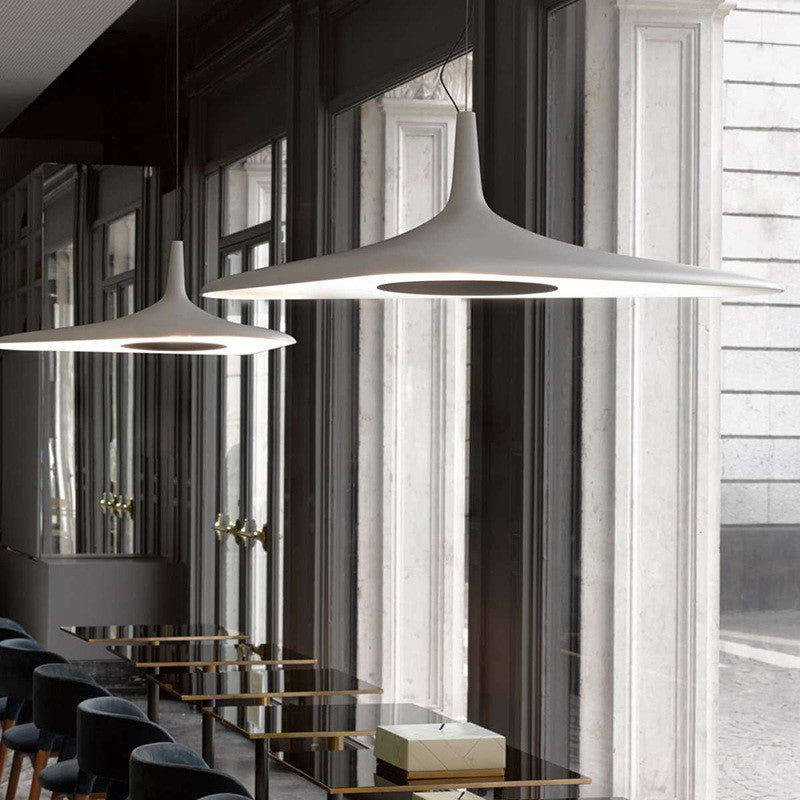Arisha lampă suspendată modernă minimalistă din rășină, neagră/albă