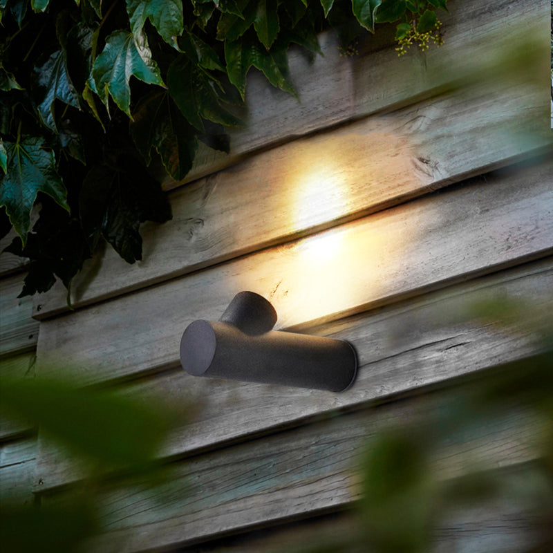 Ray modern Waterproof Outdoor Wall Lighting, alb & negru