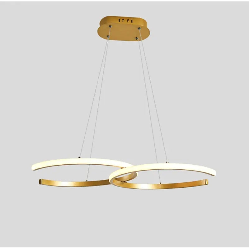 Arisha modern minimalist lampă suspendată, Double-C