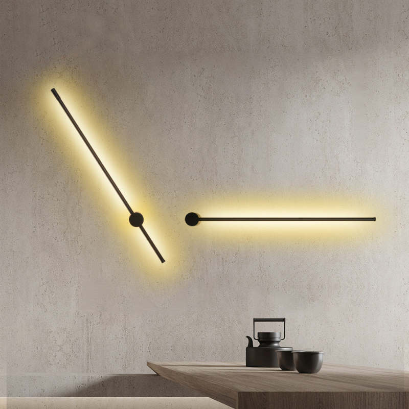 Arisha lampă de perete LED modern minimalist, negru