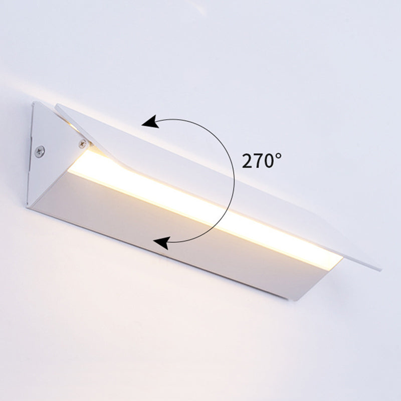 Arisha aplică de perete LED metal pentru interior cu Rotire, alb