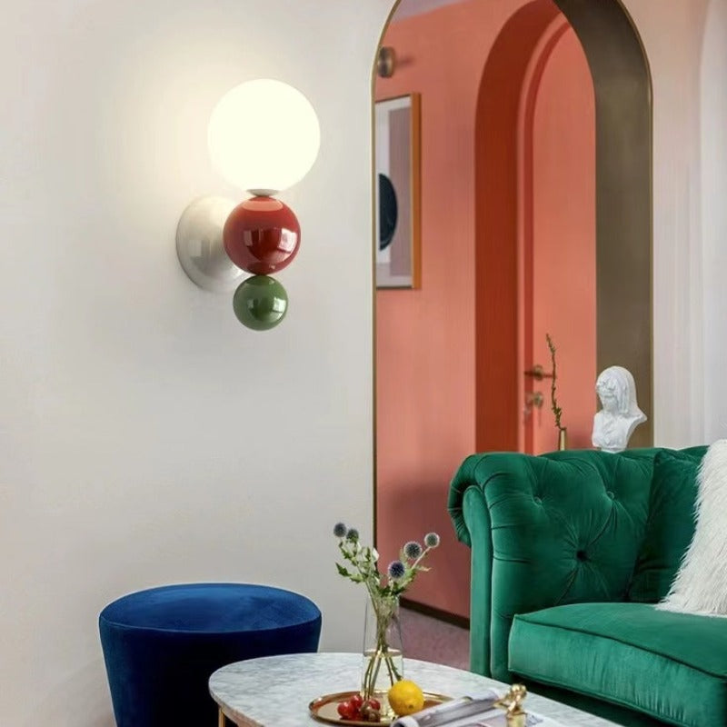 Valentina aplică de perete pentru interior din metal, modernă, LED, pentru dormitor și living