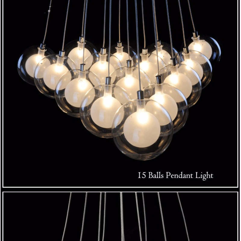 Valentina lampă suspendată Bubble modern, Stil 5