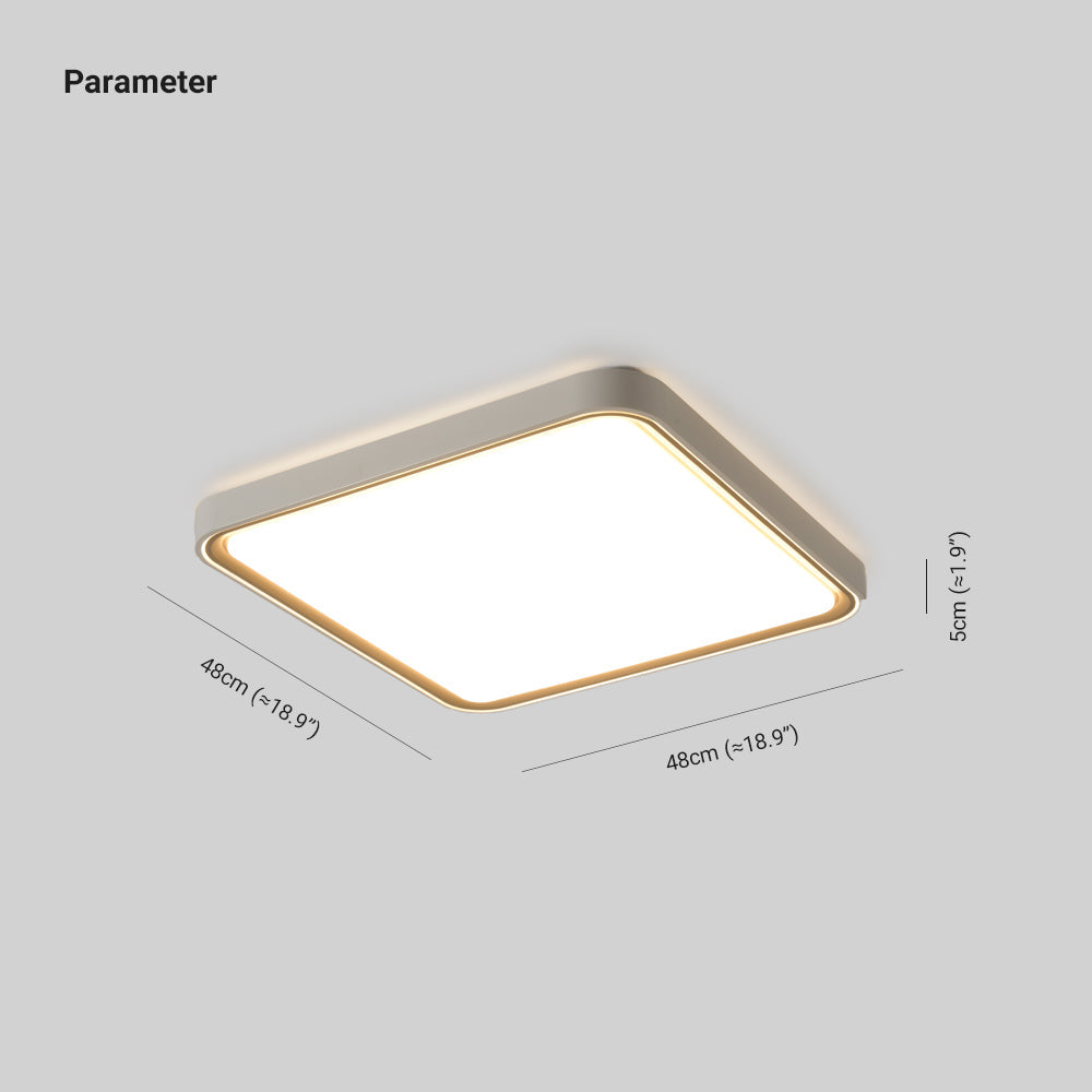 Arisha plafonieră aplicată minimalistă rotundă/pătrată din metal, aur